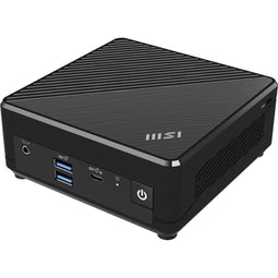 MSI Cubi N ADL S-098EU - Mini PC - Intel® N N200 4 GB DDR4-SDRAM 128 GB SSD Windows 11 Pro - Zwart