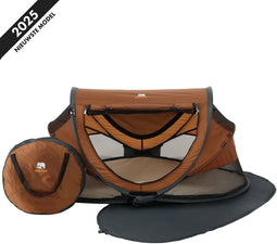Deryan Peuter Luxe - Campingbedje - Inclusief zelfopblaasbare matras - Caramel