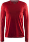 Craft Mind LS Tee - Lange mouw - Lichtgewicht met mesh panelen - Rood M