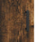 vidaXL - Wandkast - 34,5x34x90 - cm - gerookt - eikenkleurig