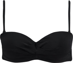 Barts Solid Bandeau - Dames Bikinitopje - Voorgevormde cups met beugel - Zwart