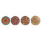 Placemat Home ESPRIT Kurk Dolomite 20 x 20 x 1 cm (4 Stuks)