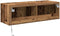 vidaXL - TV - Wandkast - met - LED - Verlichting - Oud - Hout - 100x35x31 - cm