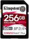 Kingston Canvas React Plus - SDXC 256GB - UHS-II - 300MB/s lezen 260MB/s schrijven