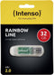 Intenso Rainbow Line - USB Stick 32GB - 28MB/s lezen 6,5MB/s schrijven