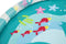 Bestway Waterspeelmat - Opblaasbare Randen met Sproeisysteem - Onderwaterprint - 165 x 165 CM - Blauw