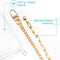 iMoshion Hoesje Geschikt voor Samsung Galaxy S20 FE Hoesje Met Koord - iMoshion Backcover met koord + armband - Ketting - goud