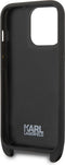 Karl Lagerfeld iPhone 14 - Backcase - Kunstleer - Zwart