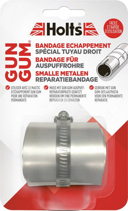 Holts Gun Gum - Flexiwrap Stalen Verband Uitlaatpijp 210 x 50 mm - Duurzame reparatie zonder demonteren