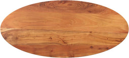 vidaXL - Tafelblad - ovaal - 140x50x2,5 - cm - massief - acaciahout
