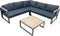 Eurofleur aanbieding - Auckland cornerset antraciet/acacia light t...