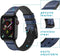 iMoshion Echt lederen bandje voor de Apple Watch Series 1 / 2 / 3 / 4 / 5 / 6 / 7 / 8 / 9 / SE - 38 / 40 / 41 mm - Blauw