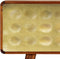 vidaXL - Dressoir - 90x30x77 - cm - massief - sheeshamhout - met - gouden - print