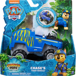 PAW Patrol Jungle Pups - Speelgoedauto met speelfiguur - stijlen kunnen verschillen