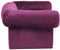 vidaXL - Hondenbank - met - lade - 75x50x38 - cm - pluche - bordeauxrood