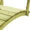 vidaXL - Tuinbrug - met - leuning - 170x74x105 - cm - geïmpregneerd - grenenhout