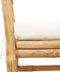 vidaXL - Ligbed - met - Kussen - 110 - cm - Bamboe