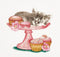 Thea Gouverneur - Borduurpakket met telpatroon - 742A - Voorgesorteerde DMC Garens - Sweet as Sugar - Aida - 31 cm x 30 cm - DIY Kit