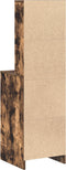 vidaXL - Hoge - Kast - in - Gerookt - Eiken - 40x41x135 - cm - van - Geengineerd - Hout