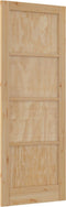 vidaXL - Interne - Deur - 'ORKDAL'78x211x4 - cm - Massief - Den - Hout