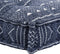 vidaXL - Palletkussen - Indigo - 120x80x12 - cm - Stof