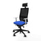 Bureaustoel met hoofdsteun Piqueras y Crespo 4B066N1 Blauw