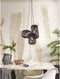 GOOD&MOJO Hanglamp Tanami - Rotan Zwart - 3L - Modern - Hanglampen Eetkamer, Slaapkamer, Woonkamer