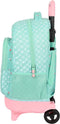 Schoolrugzak met Wielen Glow Lab Pepa Groen (33 x 45 x 22 cm)