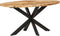 vidaXL - Eettafel - 160x90x75 - cm - ruw - mangohout