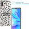 iMoshion Hoesje Geschikt voor Huawei P30 Lite Hoesje Siliconen - iMoshion Design hoesje - Bruin / Zwart / Transparant / Hakuna Matata