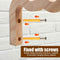 MiOYOOW Houten Plantenhaken - Wandhangers voor Bloempotten - Robuust en Natuurlijk Design - Naturel Hout (2 stuks)