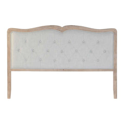 Hoofdbord DKD Home Decor Lichtgrijs Ek 160 x 10 x 120 cm 180 x 10 x 120 cm