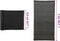 vidaXL - Privacynet - 150 - g/m² - 1x50 - m - HDPE - zwart