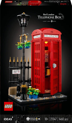 LEGO Ideas - Rode Londense telefooncel - 21347 - 1460 onderdelen