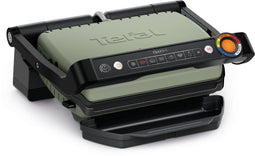 Tefal OptiGrill Eco GC71EL - Contactgrill - 6 automatische programma's - Zwart/Groen