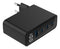 Gembird TA-UC-PDQC100LCD-01-BK - Oplader - 100W Snellaadtechniek GaN Power Delivery - Zwart