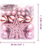 vidaXL - 65-delige - Kerstballenset - roze/rood/wit