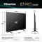 Hisense 85E7Q PRO - Ultra HD TV - 85 inch QLED - 144Hz Game Mode PRO - Zwart