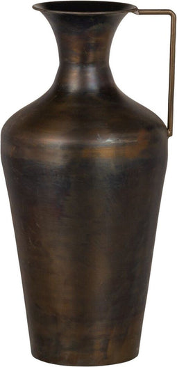 Vaas 24 x 24 x 50 cm Gouden Metaal