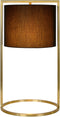 Atmooz - Tafellamp Moyo - E27 - Slaapkamer / Woonkamer - Industrieel - Kleur : Goud Brons - Hoogte 60cm - Metaal