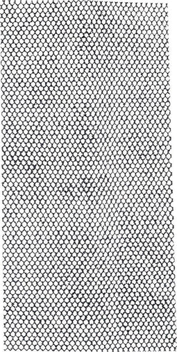 J-Line Rooster Geruit Glitter Zwart 50X100cm