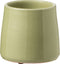 J-Line bloempot Rond - keramiek - groen - extra small - 2 stuks - Ø 13.5 cm