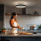 Nolt Cyra - Plafondventilator met Verlichting - LED RGBW - Tuya Wifi Smart - Afstandsbediening - ⌀ 50cm - Zwart