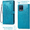 iMoshion Hoesje Geschikt voor Realme 8 Pro / Realme 8 Hoesje Met Pasjeshouder - iMoshion Mandala Bookcase - Turquoise
