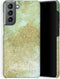 Selencia Hoesje Geschikt voor Samsung Galaxy S21 Hoesje - Selencia Maya Fashion Backcover - groen