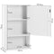 Coast - Wandkast badkamer - Verstelbare binnencompartimenten - Wit