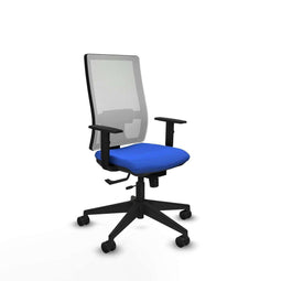 Piqueras y Crespo 1D066N0 - Bureaustoel - Verstelbare hoogte met armleuning - Blauw