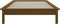 vidaXL - Bedframe - massief - grenenhout - honingbruin - 90x200 - cm