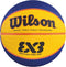 Wilson Fiba 3x3 replica - Basketbal - Geel Blauw - Outdoor - Maat 6