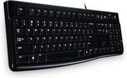 Logitech K120 - USB Toetsenbord - Morsbestendig - Qwerty Oekraïens - Zwart